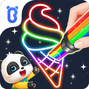 Baby Panda’s Glow Doodle Game
